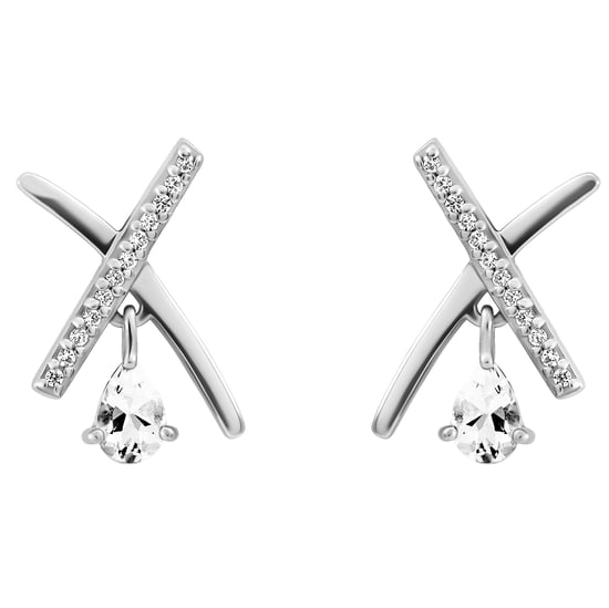 Orphelia 'Charlotte' Dames 925 Sterling Zilveren Set: Hanger + Oorbellen + Ring - Zilver SET-7580/W - Image 3