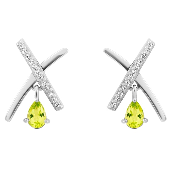 Orphelia 'Charlotte' Dames 925 Sterling Zilveren Set: Ketting + Oorbellen + Ring - Zilver SET-7580/P - Image 3