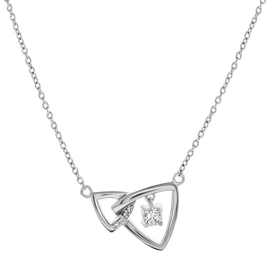 Orphelia 'Santorini' Dames 925 Sterlingen Zilveren Set: Halsketting + Oorbellen + Ring - Zilver SET-7570 - Image 4