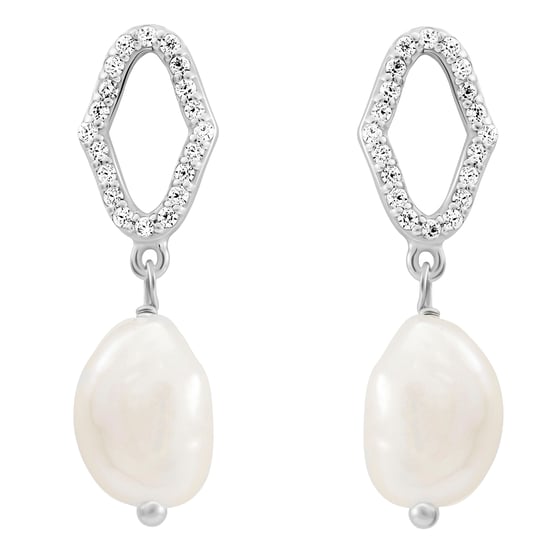 Orphelia 'Normandië' Dames 925 Sterling Zilveren Set: Ketting + Oorbellen + Ring - Zilver SET-7574 - Image 2