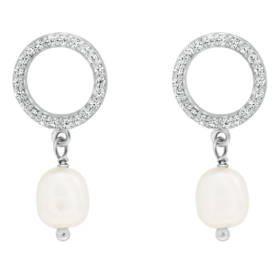 Orphelia 'Spa' Dames 925 Sterling Zilveren Set: Ketting + Oorbellen - Zilver SET-7575 - Image 2