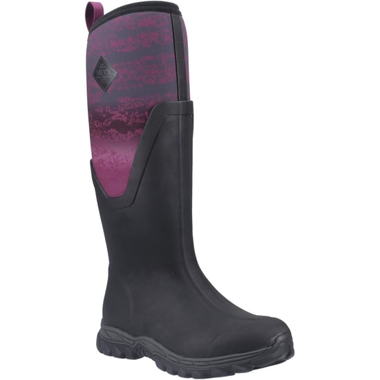 Muck Boots Arctic Sport II Höga Gummistövlar för Kvinna Svart/Magentafade Vinterknästövlar - Image 1