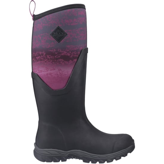 Muck Boots Arctic Sport II Höga Gummistövlar för Kvinna Svart/Magentafade Vinterknästövlar - Image 6