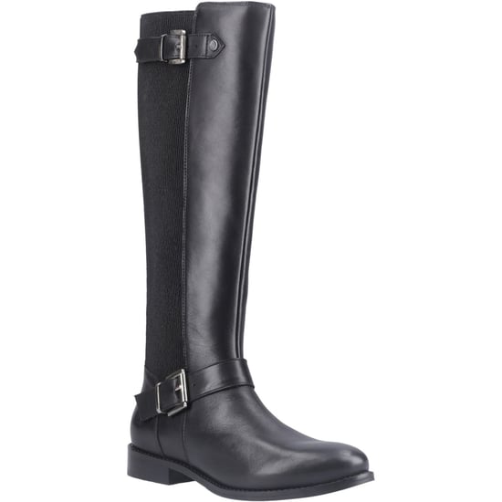 Hush Puppies Daphne Leather Women's Black Boots - Image 1