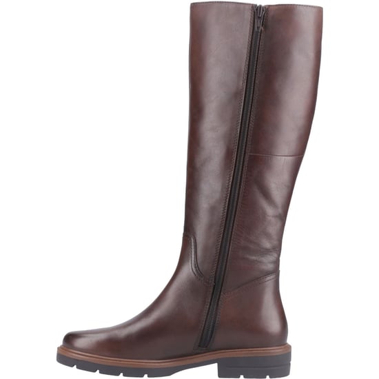 Hush Puppies Tallulah Leren Dames Bruine Laarzen - Image 4