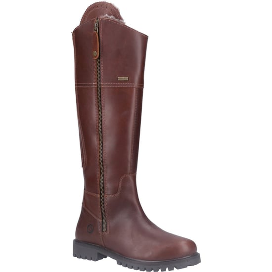 Cotswold Oldachre Lederen Dames Bruine Laarsjes - Image 1