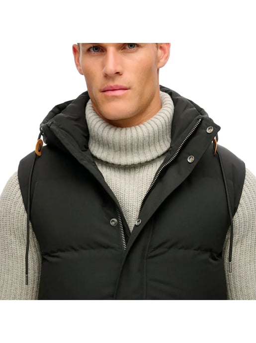 Superdry Everest mouwloze gewatteerde jas voor heren - Image 3