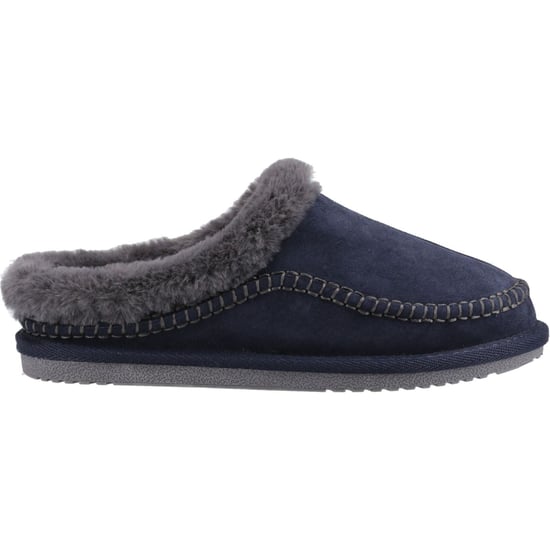 Hush Puppies Anika Suede Women's Navy Slippers - Image 5