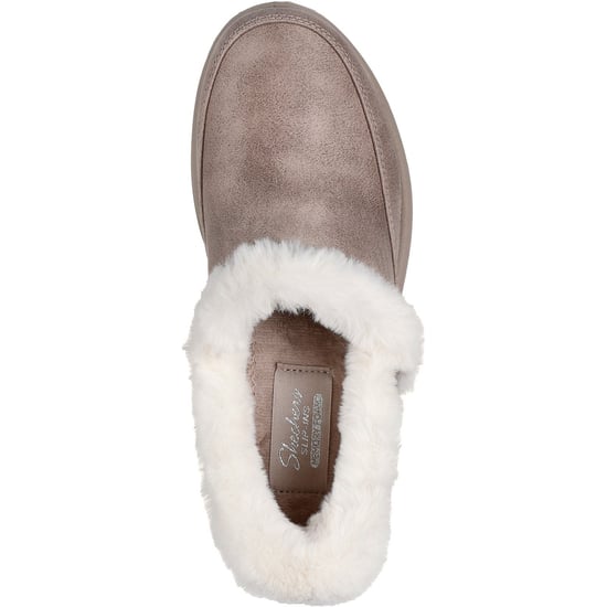 Skechers Cozy Escape Textil Damtofflor Taupe - Image 3