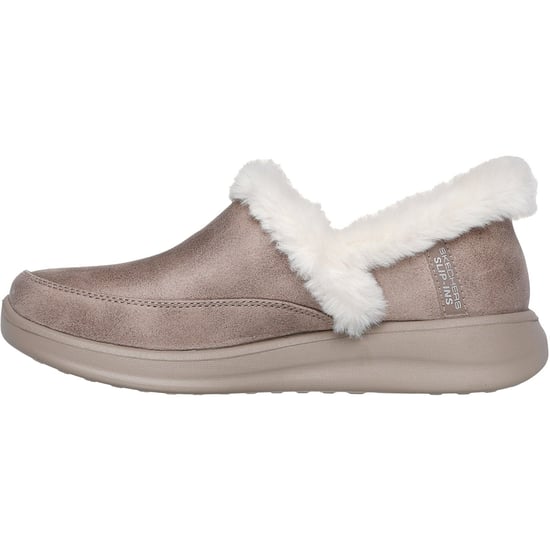 Skechers Cozy Escape Textil Damtofflor Taupe - Image 4