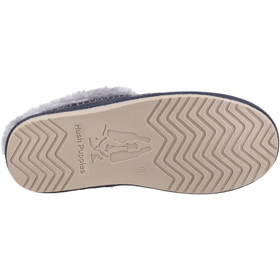 Hush Puppies Atticus Suede Men's Navy Slippers - Image 3