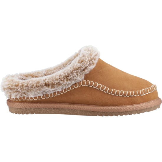 Hush Puppies Anika Suede Women's Tan Slippers - Image 5