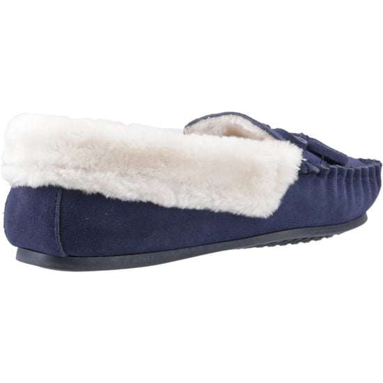 Hush Puppies Agnesmocka Dam Navy Tofflor - Image 2
