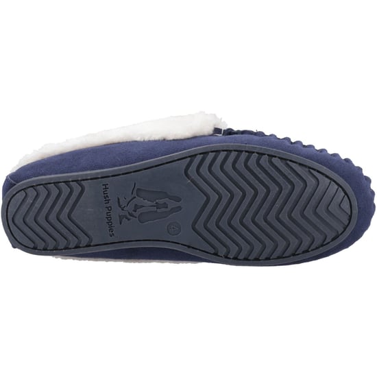 Hush Puppies Agnesmocka Dam Navy Tofflor - Image 3