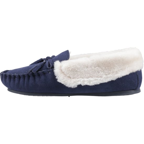 Hush Puppies Agnesmocka Dam Navy Tofflor - Image 4