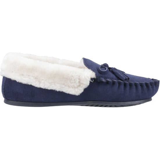 Hush Puppies Agnesmocka Dam Navy Tofflor - Image 5