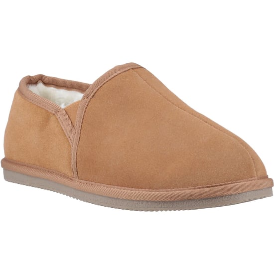 Hush Puppies Aryan Suede Men's Tan Slippers - Image 1