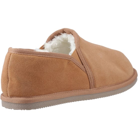 Hush Puppies Aryan Suede Men's Tan Slippers - Image 2
