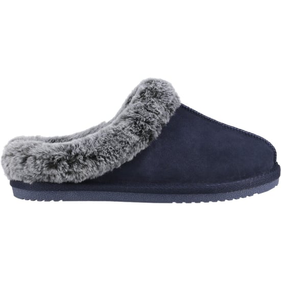 Hush Puppies Amara Suede Women's Navy Slippers - Image 5