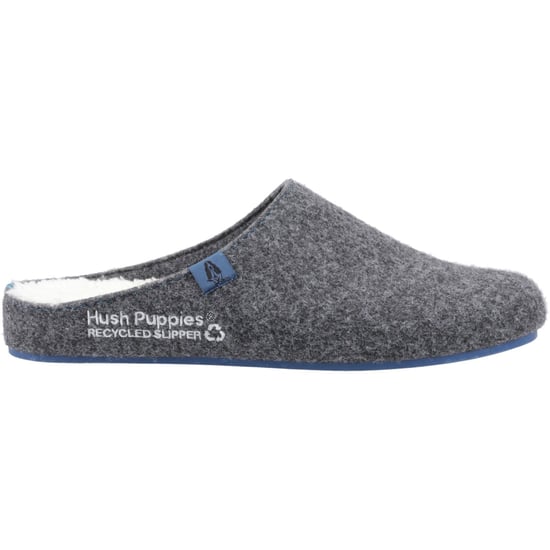 Hush Puppies The Good Slipper 90% Återvunnet RPET Polyester Mäns Kolgrå Tofflor - Image 5