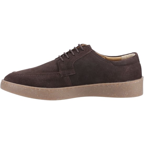 Hush Puppies Rafael Mockasiner i Suede för Män, Choklad - Image 4