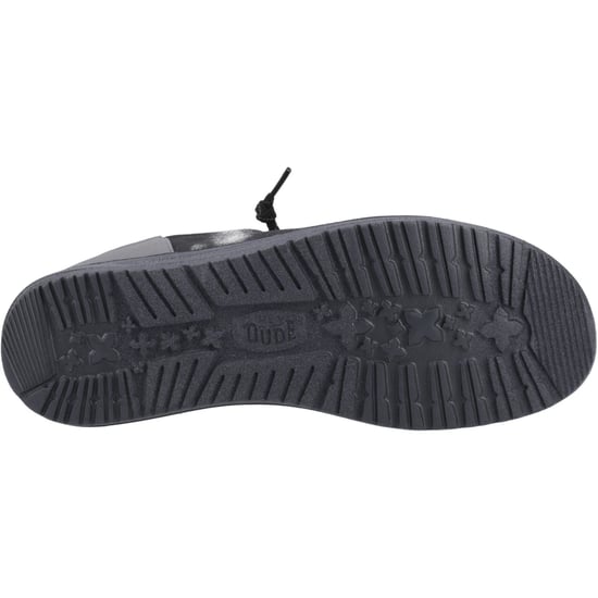 HEYDUDE Wally Funk Overdye Katoenen Heren Zwart/Granietgrijs Moccassinschoenen - Image 3