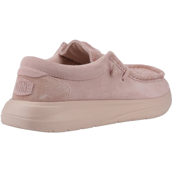 HEYDUDE Wendy COMF Dames Moccasins Schoenen Van Suède In Roségrijs - Image 2
