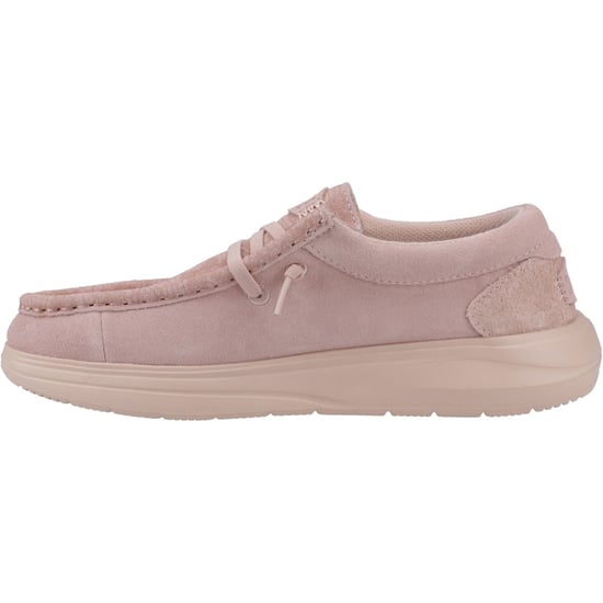 HEYDUDE Wendy COMF Dames Moccasins Schoenen Van Suède In Roségrijs - Image 4