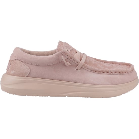 HEYDUDE Wendy COMF Dames Moccasins Schoenen Van Suède In Roségrijs - Image 5