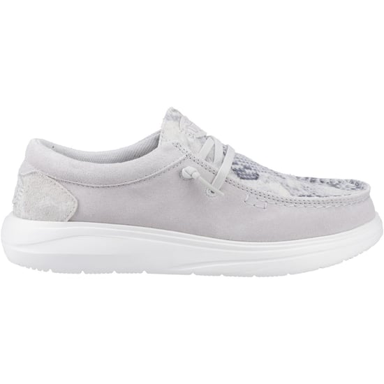 HEYDUDE Wendy COMF Dames Mocassins Schoenen Van Grijs/snake Leer - Image 5