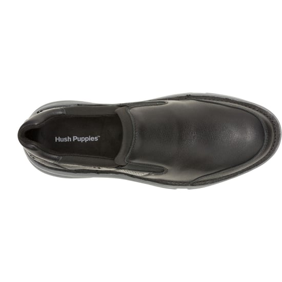 Hush Puppies Baylor Leather Men's Black Loafers - Image 4