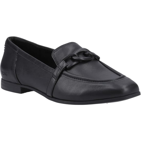 TOMS Lynette Leather Women's Black Loafers - Image 1