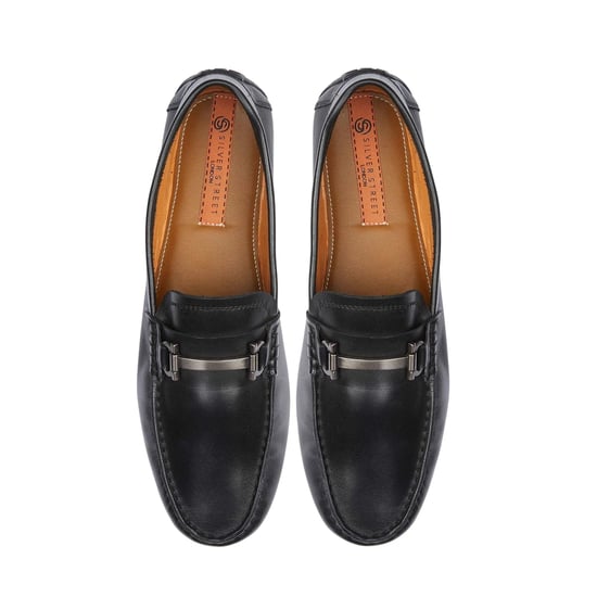 Silver Street London Austin Mens Loafers Black - Image 3