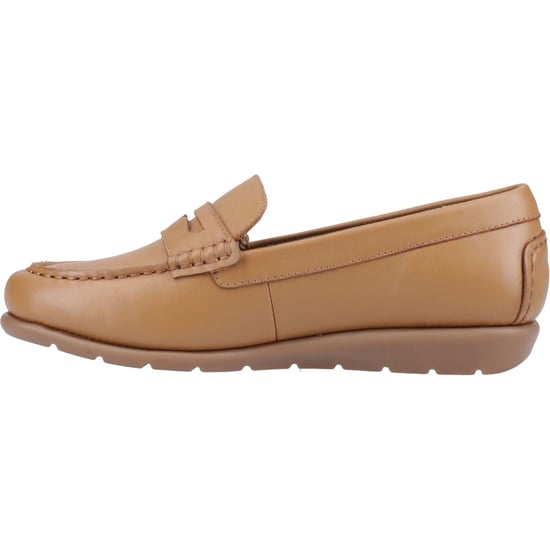 Hush Puppies Shelby Leren Dames Tan Instappers - Image 4