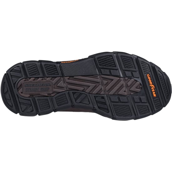 Skechers Respected Boswell Synthetische Heren Wandelschoenen Rood/bruin - Image 2