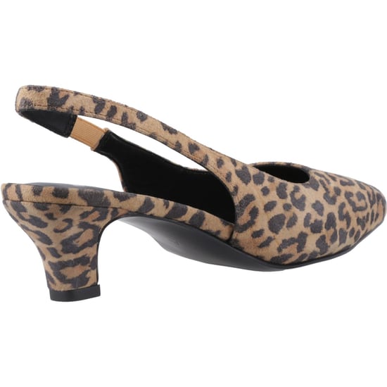 Hush Puppies Nahla Läderskor Med Leopardmönster Och Spetsig Tå För Kvinnor - Image 2
