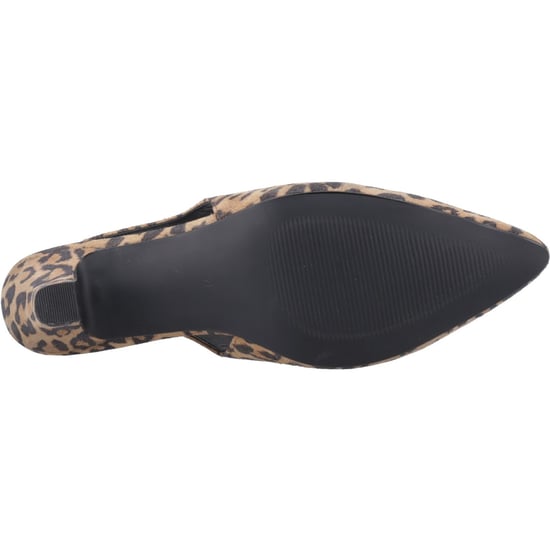Hush Puppies Nahla Läderskor Med Leopardmönster Och Spetsig Tå För Kvinnor - Image 3