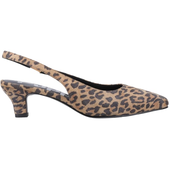 Hush Puppies Nahla Läderskor Med Leopardmönster Och Spetsig Tå För Kvinnor - Image 5