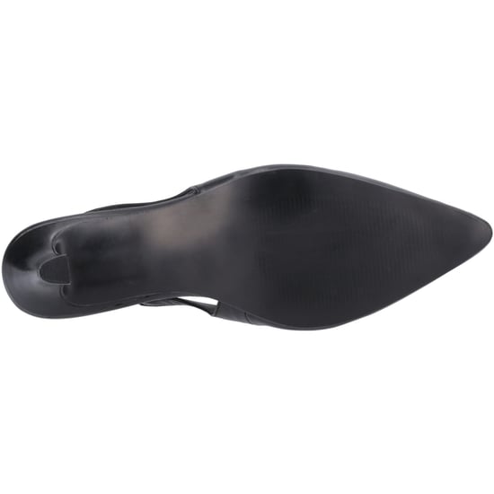 Hush Puppies Nahla Damernas Svarta Spetsiga Slingback Skor I Läder - Image 3