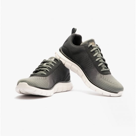 Skechers 232399/olbk Track-ripkent Heren Veterschoenen Olijf/zwart/donker Natuurlijk - Image 4