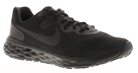 Nike Boys Running Trainers Revolution 6 Lace Up Lightweight All Black - Image 1