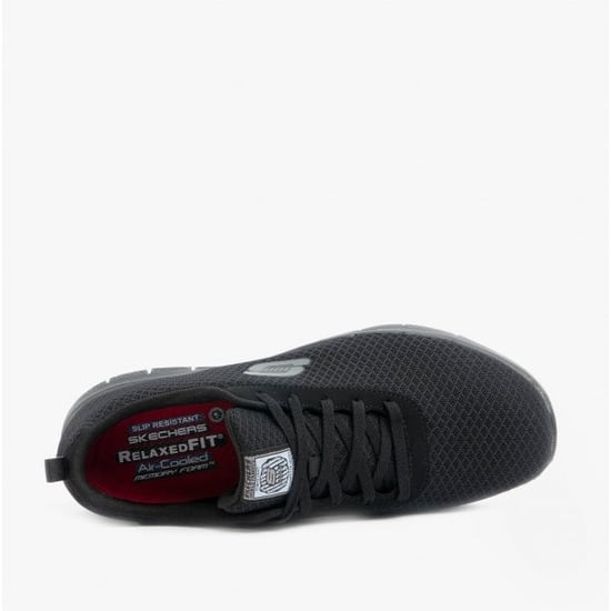 Skechers Work Skechers Work 77210ec Ghenter - Bronaugh Sr Womens Occupational Trainers Black - Image 4