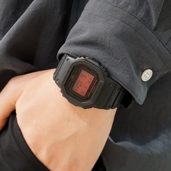 Casio G-shock Men's Black Watch DW-5600BBR-1ER - Image 4