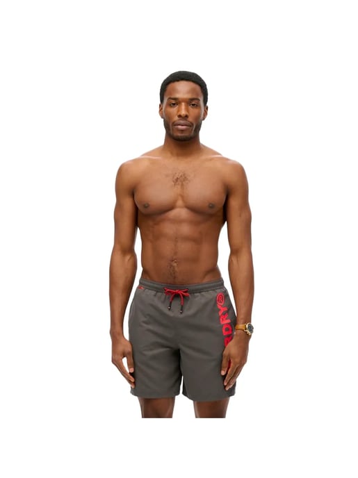 Superdry heren zwempak met grafische print, maat 17 - Image 3