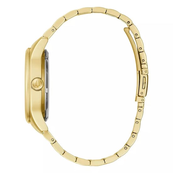 Bulova Open Heart Heren Horloge Goudkleurig 97A168 - Image 2