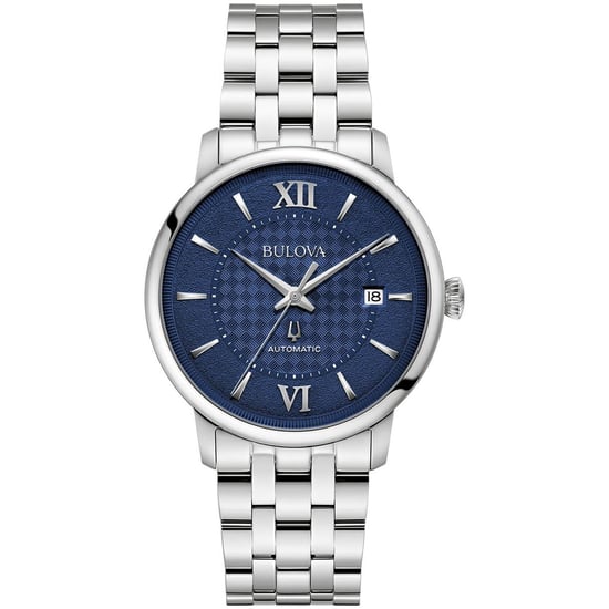 Bulova Hudson Heren Horloge Zilverkleurig 96B447 - Image 1