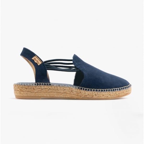 Toni Pons Nuria Womens Suede Espadrille Sandals Navy - Image 1