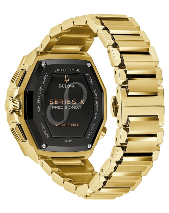 Bulova Series X Se Heren Horloge Goudkleurig 98B429 - Image 2