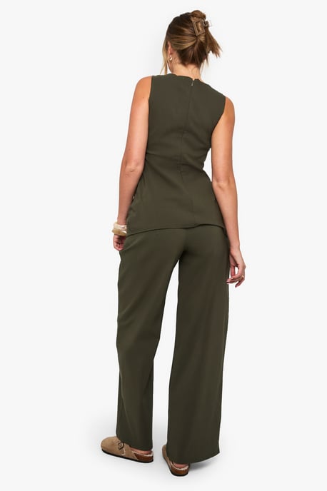 Super Stretch Wide Leg Trousers - Image 2