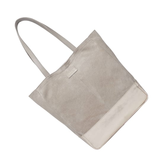 PAIGE' Metallic + Suede Real Leather Tote Bag - Image 3